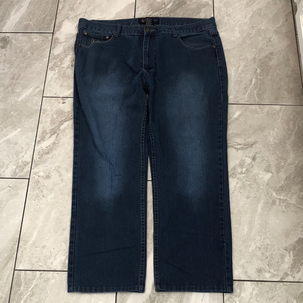 CAMBRIDGE Classic Men’s Medium Wash Denim Jeans | 38/28